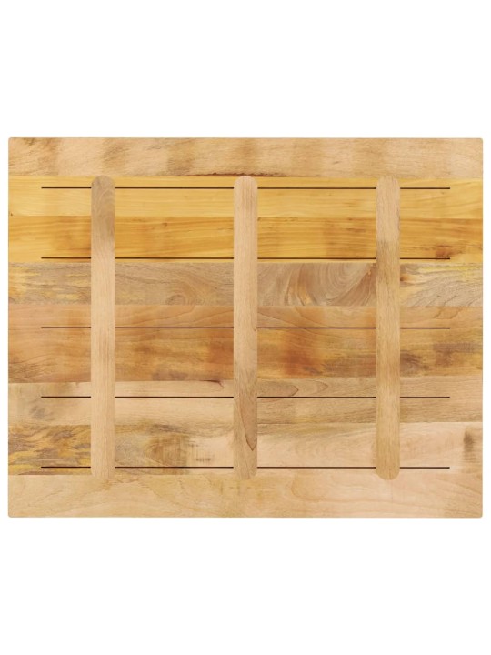 Stolní deska 100x80x2,5 cm obdélníková hrubé mangovníkové dřevo