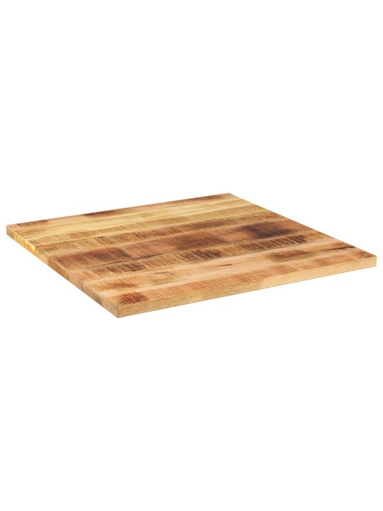 Stolní deska 70x70x3,8 cm čtvercová hrubé mangovníkové dřevo