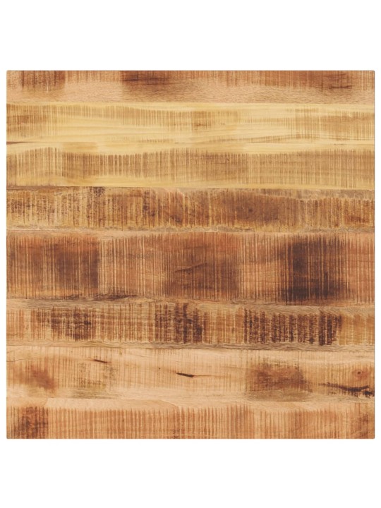 Stolní deska 80x80x3,8 cm čtvercová hrubé mangovníkové dřevo