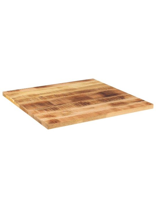 Stolní deska 80x80x3,8 cm čtvercová hrubé mangovníkové dřevo