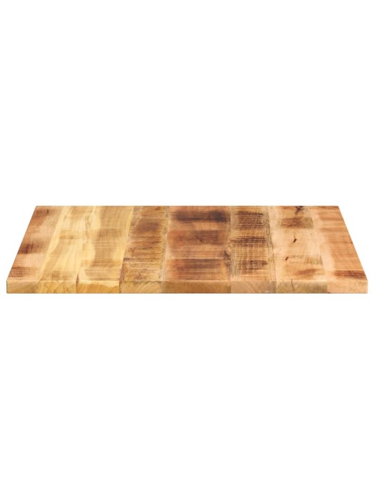 Stolní deska 80x80x3,8 cm čtvercová hrubé mangovníkové dřevo