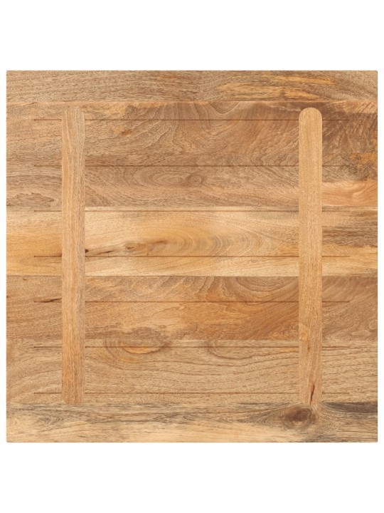 Stolní deska 80x80x2,5 cm čtvercová masivní mangovníkové dřevo