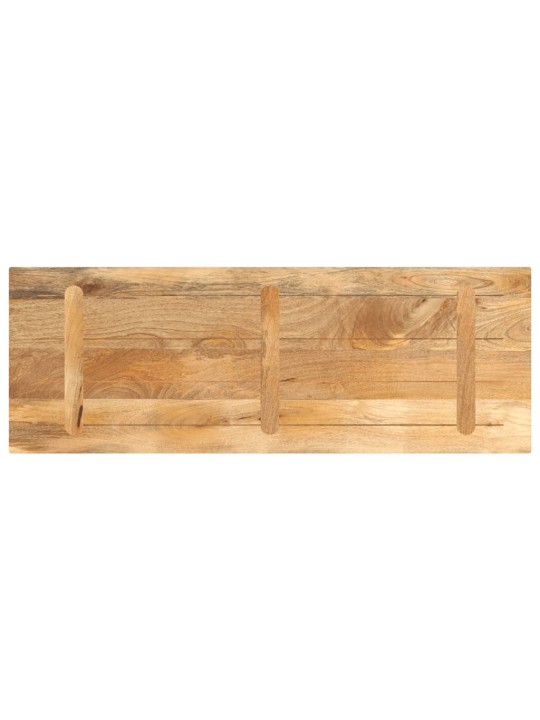 Stolní deska 140 x 60 x 3,8 cm obdélníková mangovníkové dřevo