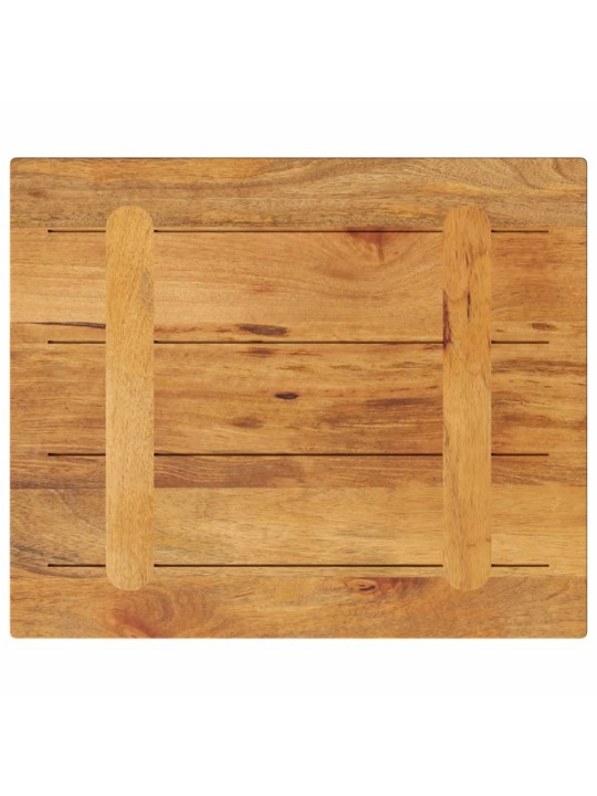 Stolní deska 60 x 50 x 2,5 cm obdélníková mangovníkové dřevo