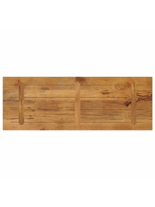 Stolní deska 140 x 50 x 2,5 cm obdélníková mangovníkové dřevo