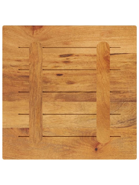 Stolní deska 60x60x2,5 cm čtvercová masivní mangovníkové dřevo