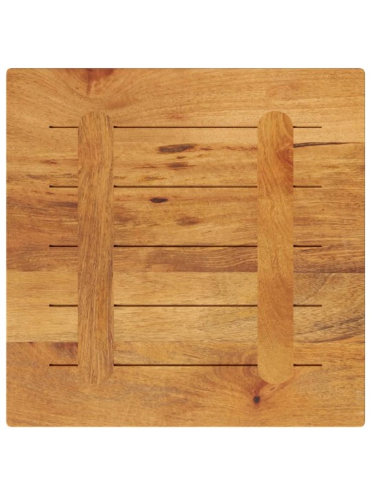 Stolní deska 50x50x3,8 cm čtvercová masivní mangovníkové dřevo