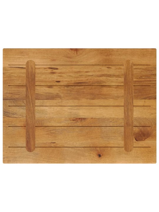 Stolní deska 80 x 60 x 3,8 cm obdélníková mangovníkové dřevo
