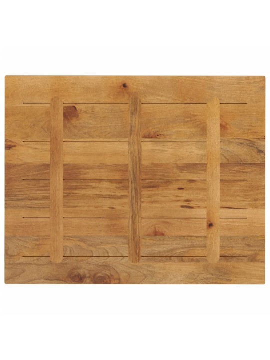 Stolní deska 90 x 80 x 3,8 cm obdélníková mangovníkové dřevo