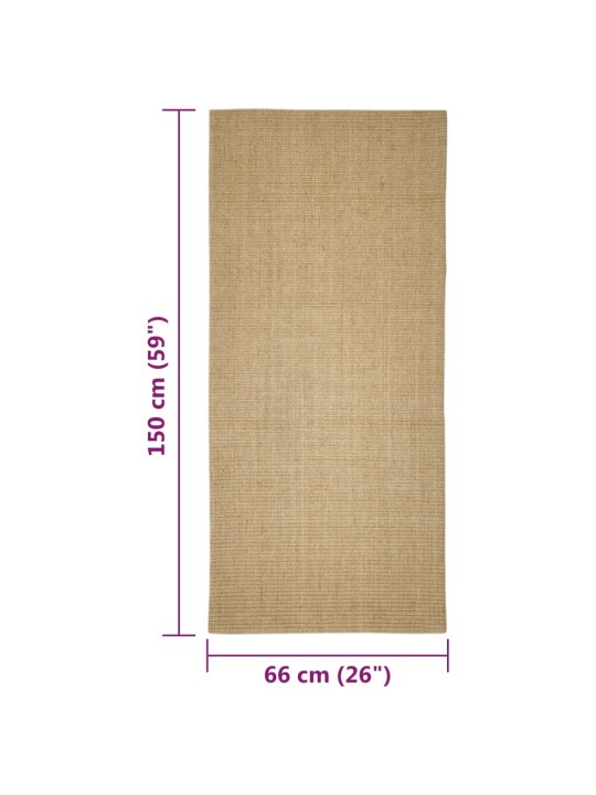Sisalový koberec pro škrabací sloupek 66 x 150 cm