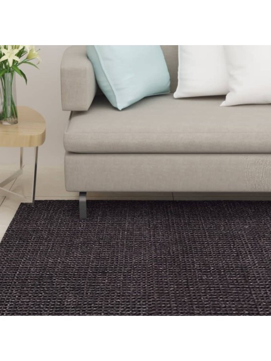 Sisalový koberec pro škrabací sloupek černý 80 x 300 cm