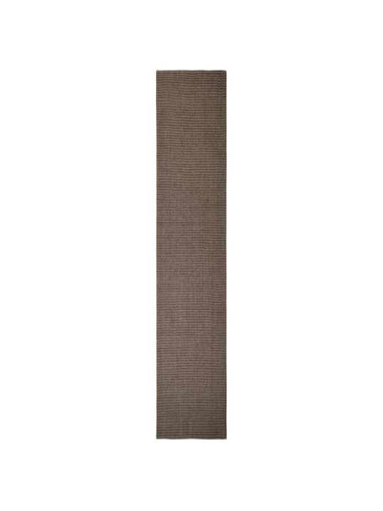 Sisalový koberec pro škrabací sloupek hnědý 66 x 350 cm