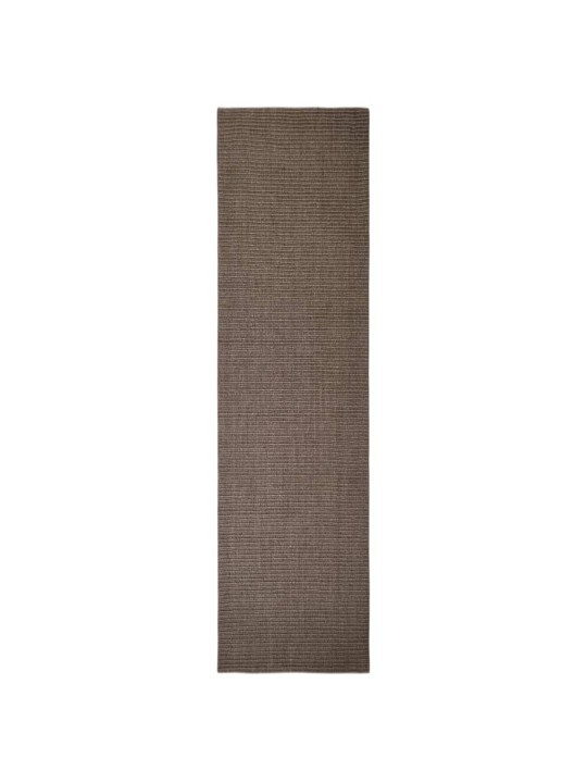Sisalový koberec pro škrabací sloupek hnědý 80 x 300 cm