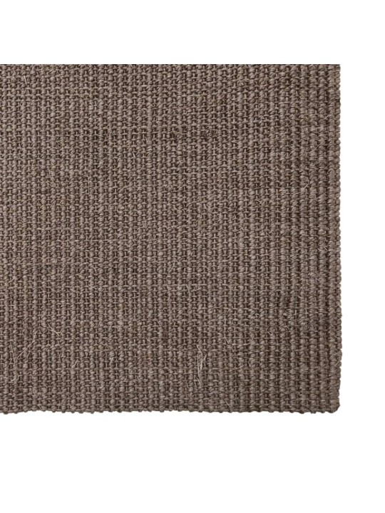 Sisalový koberec pro škrabací sloupek hnědý 80 x 300 cm