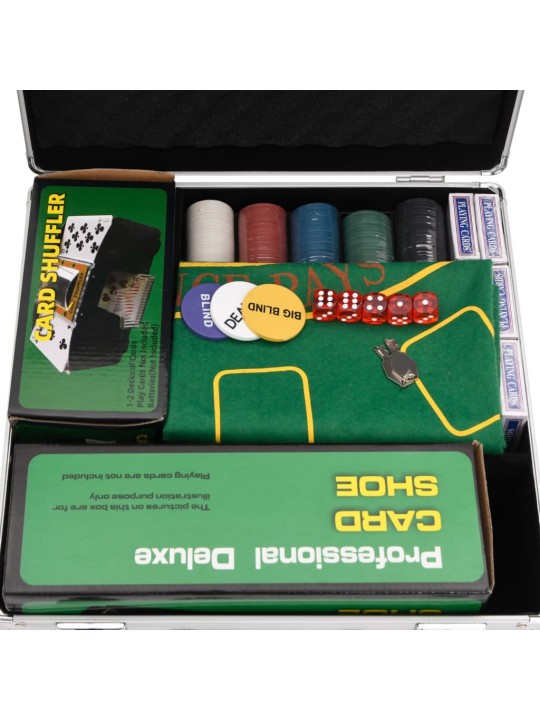 Sada žetonů na poker 600 ks 4 g