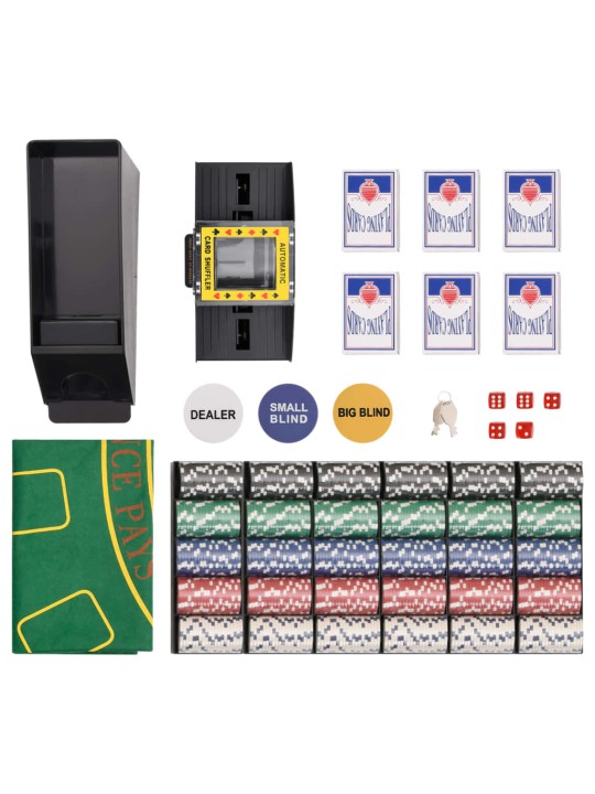 Sada žetonů na poker 600 ks 11,5 g