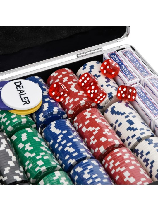 Sada žetonů na poker 600 ks 11,5 g