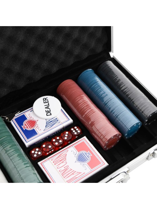 Sada žetonů na poker 300 ks 4 g