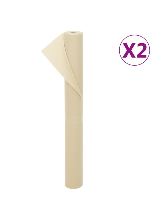 Ochranná textilie na rostliny 2 role 70 g/m² 10 x 1,6 m