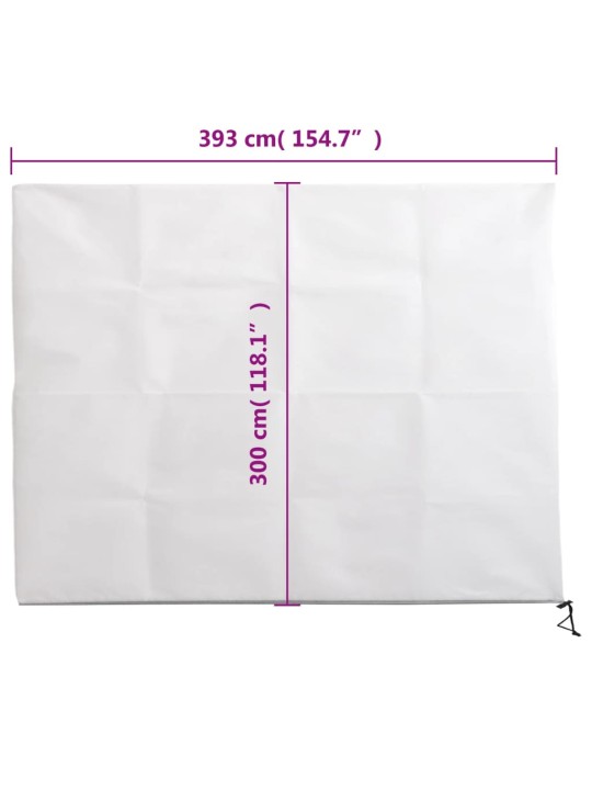 Ochranné návleky na rostliny na zip 2 ks 70 g/m² 3,93 x 3 m