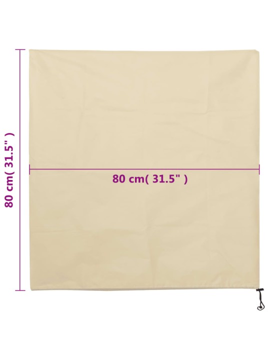 Ochranné návleky se stahovací šňůrkou 8 ks 70 g/m² 0,8 x 0,8 m