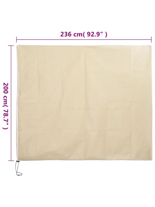 Ochranné návleky na rostliny na zip 2 ks 70 g/m² 2,36 x 2 m
