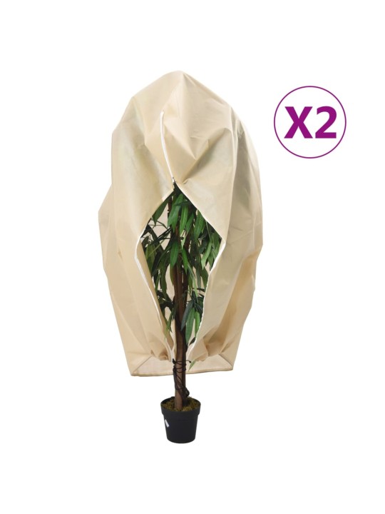 Ochranné návleky na rostliny na zip 2 ks 70 g/m² 3,93 x 3,5 m