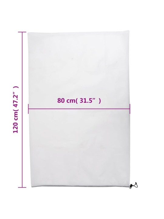 Ochranné návleky se stahovací šňůrkou 12 ks 70 g/m² 0,8 x 1,2 m