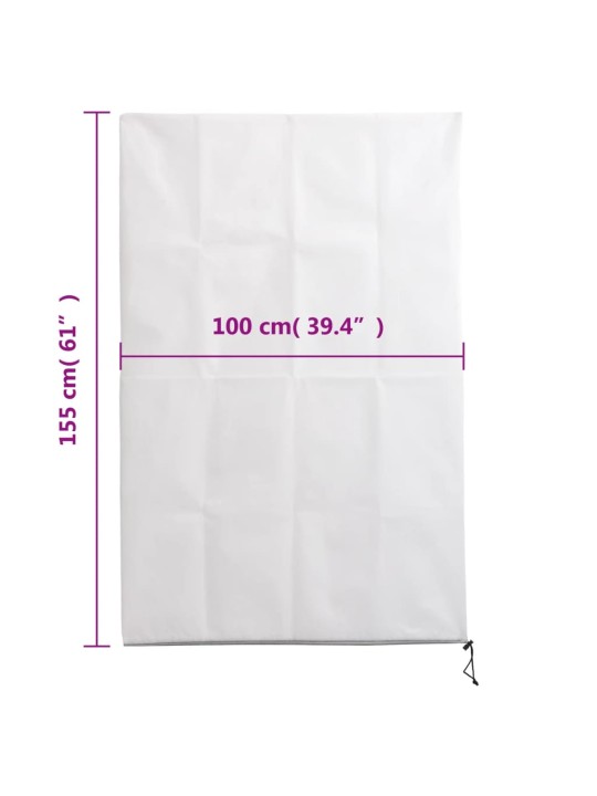 Ochranné návleky na rostliny na zip 10 ks 70 g/m² 1 x 1,55 m