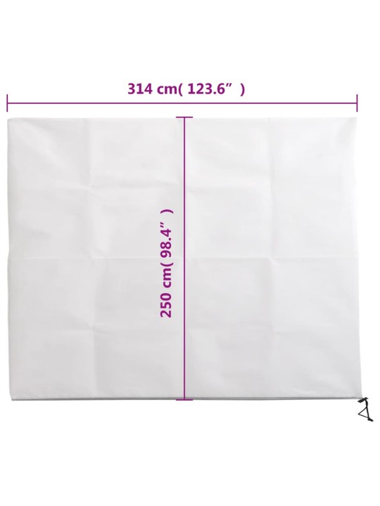 Ochranné návleky na rostliny na zip 4 ks 70 g/m² 3,14 x 2,5 m