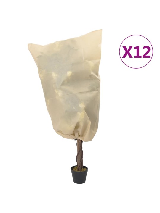 Ochranné návleky se stahovací šňůrkou 12 ks 70 g/m² 0,8 x 1,2 m
