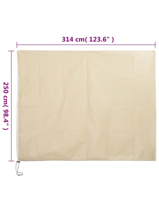 Ochranné návleky na rostliny na zip 4 ks 70 g/m² 3,14 x 2,5 m