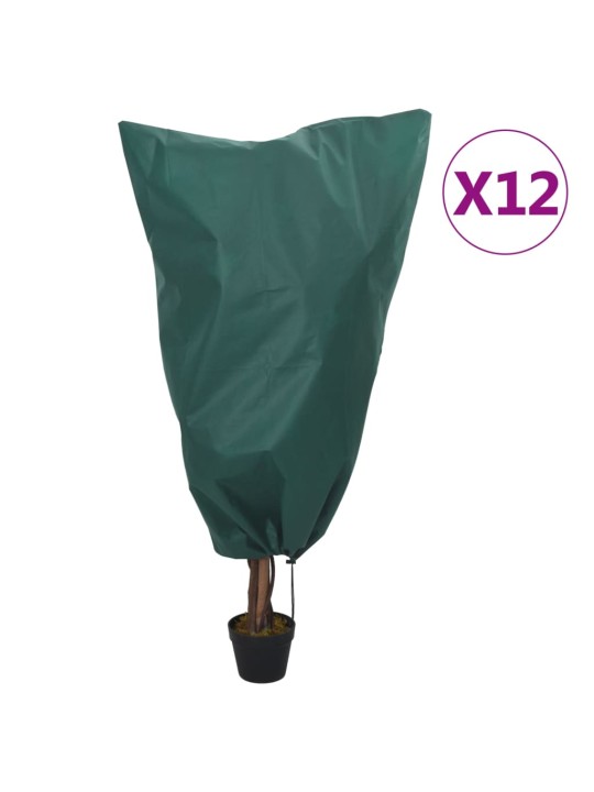 Ochranné návleky se stahovací šňůrkou 12 ks 70 g/m² 0,8 x 0,8 m