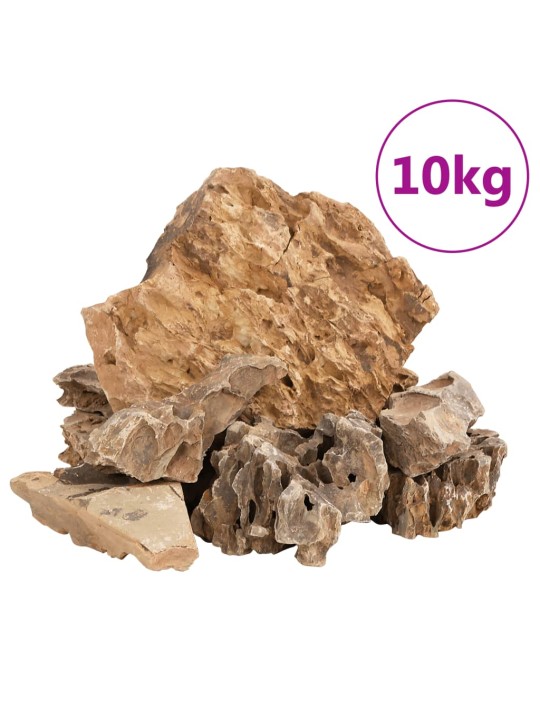 Dračí kameny 10 kg hnědé 5–30 cm