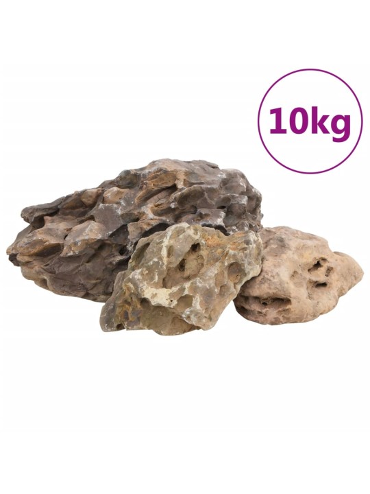 Dračí kameny 10 kg šedé 10–40 cm