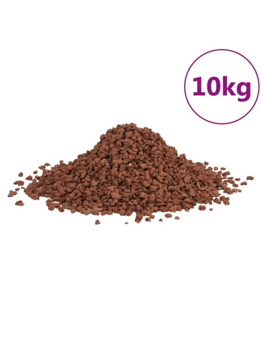 Sopečné kameny 10 kg červené 5–8 mm
