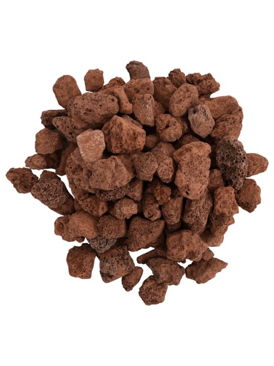 Sopečné kameny 25 kg červené 1–2 cm