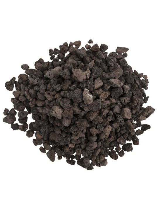 Sopečné kameny 10 kg černé 1–2 cm