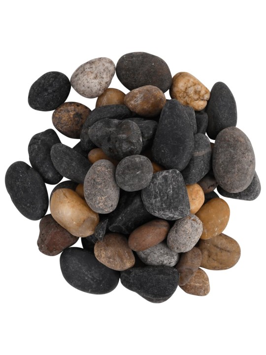 Leštěné oblázky 10 kg mix barev 5–8 cm