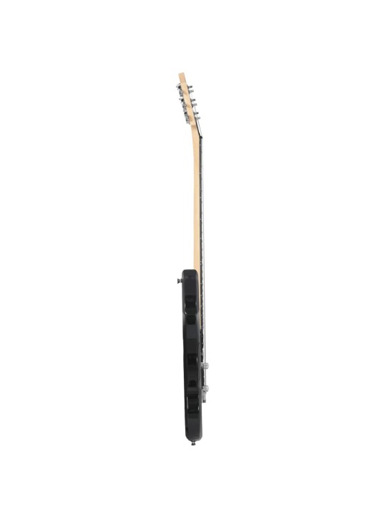 Elektrická kytara pro začátečníky s obalem hnědá/černá 4/4 39"