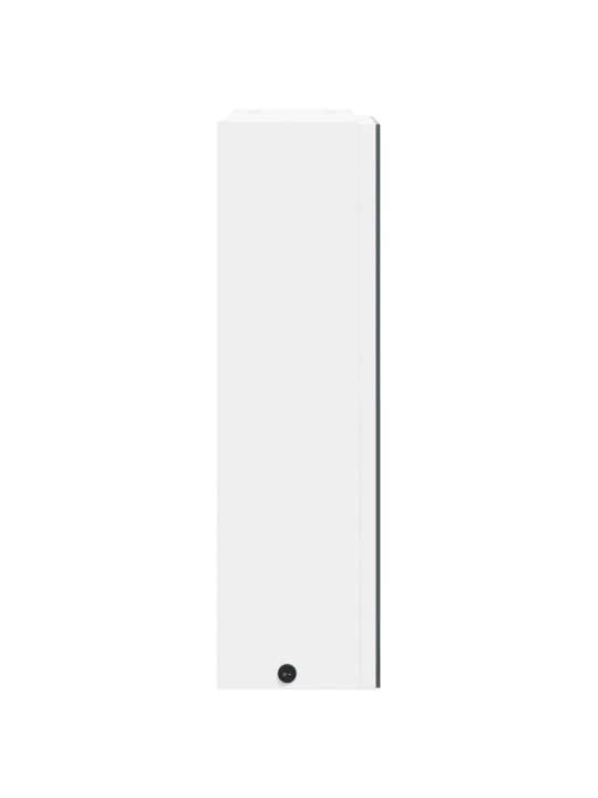 Koupelnová zrcadlová skříňka s LED osvětlením bílá 45x13x52 cm