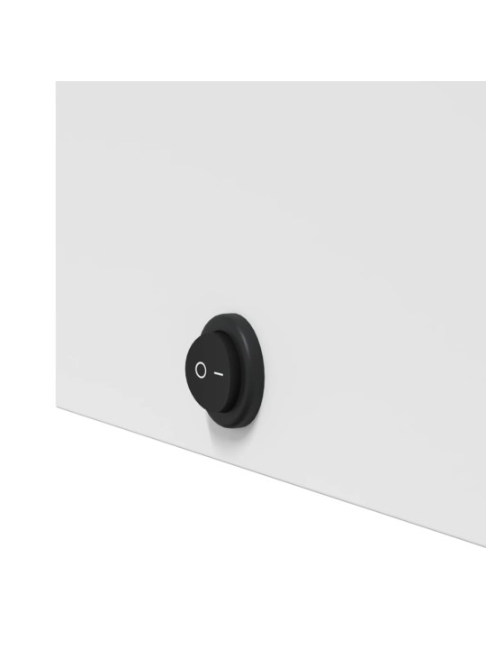 Koupelnová zrcadlová skříňka s LED osvětlením bílá 45x13x52 cm