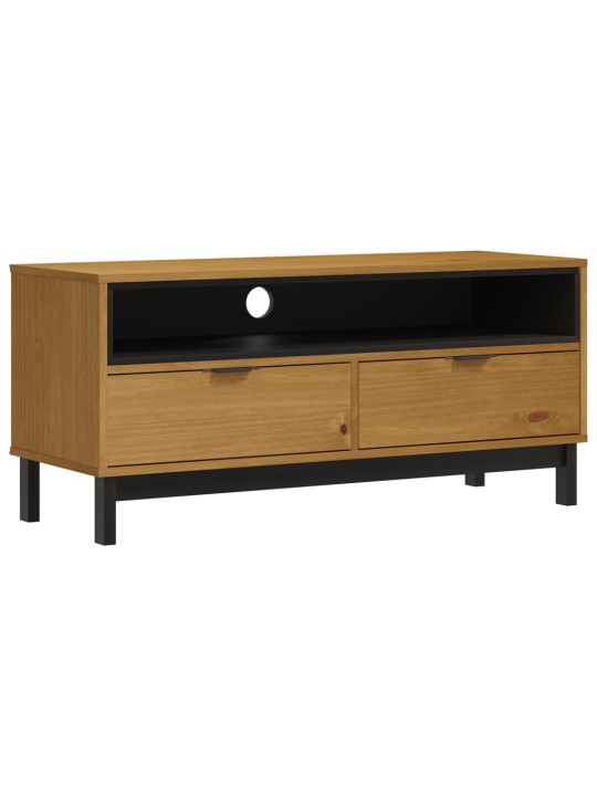 TV skříňka FLAM 110 x 40 x 50 cm masivní borové dřevo