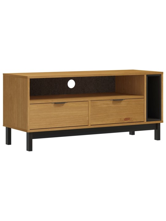 TV skříňka FLAM 110 x 40 x 50 cm masivní borové dřevo
