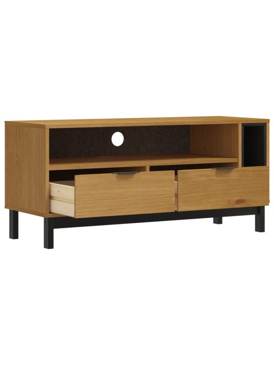TV skříňka FLAM 110 x 40 x 50 cm masivní borové dřevo