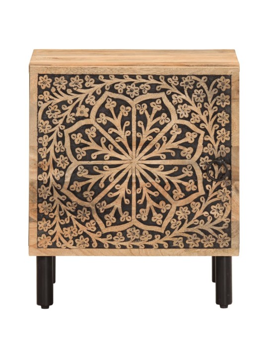 Noční stolky 2 ks 40 x 33 x 46 cm masivní mangovníkové dřevo