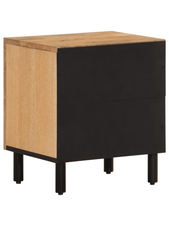 Noční stolky 2 ks 40 x 33 x 46 cm masivní mangovníkové dřevo
