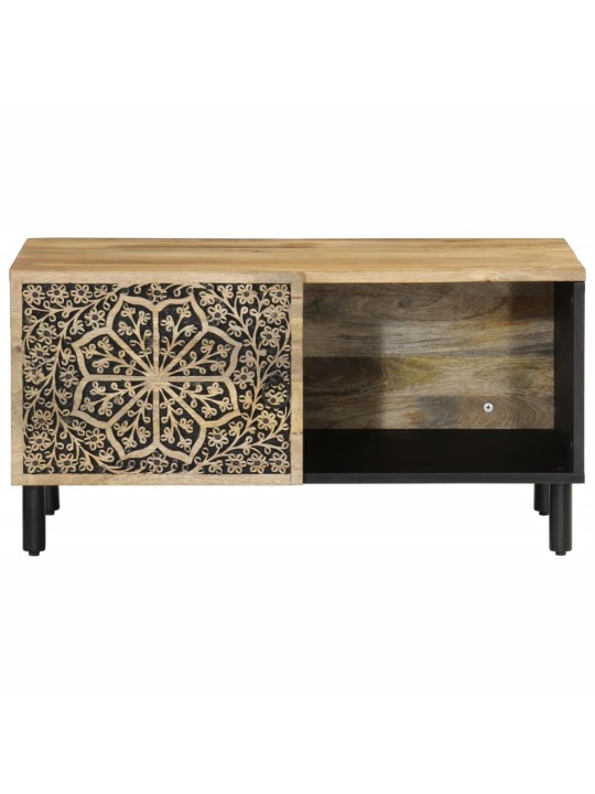 Konferenční stolek 80 x 50 x 40 cm masivní mangovníkové dřevo