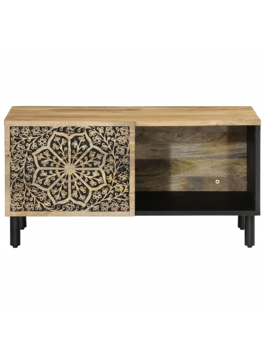 Konferenční stolek 80 x 50 x 40 cm masivní mangovníkové dřevo