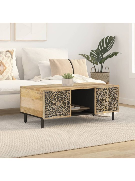 Konferenční stolek 100 x 54 x 40 cm masivní mangovníkové dřevo